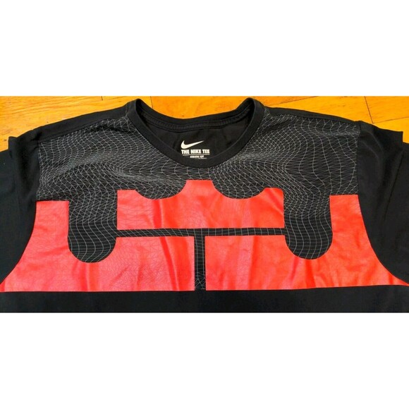 Vtg The Nike Tee Dri-Fit LeBron James Crown Logo Basketball T Shirt Sz.XXL EUC - Picture 2 of 6